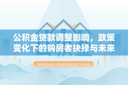 云龙公积金贷款调整影响，政策变化下的购房者抉择与未来趋势
