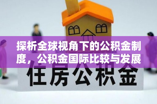 云龙探析全球视角下的公积金制度，公积金国际比较与发展趋势