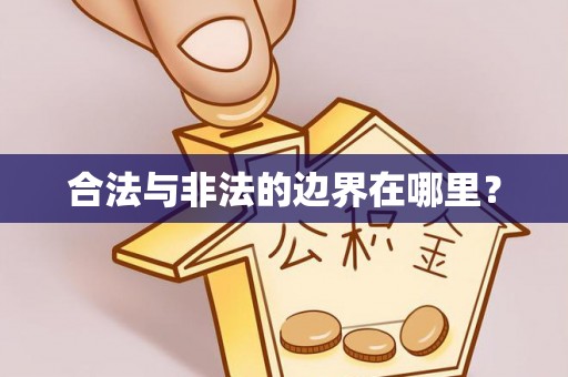 云龙合法与非法的边界在哪里？