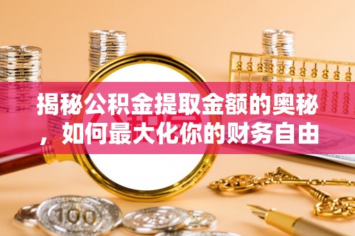 云龙揭秘公积金提取金额的奥秘，如何最大化你的财务自由