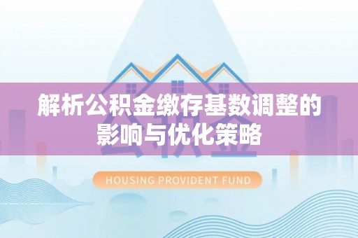 云龙解析公积金缴存基数调整的影响与优化策略