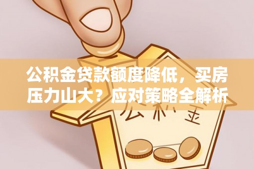 云龙公积金贷款额度降低，买房压力山大？应对策略全解析