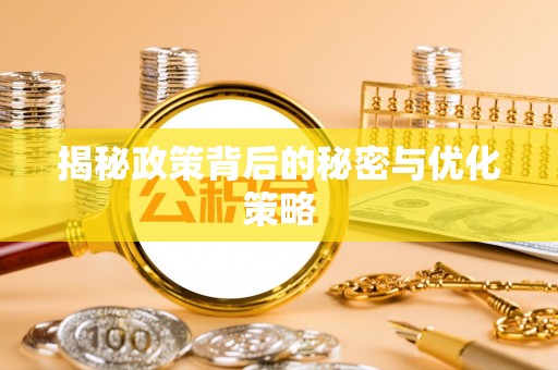 云龙揭秘政策背后的秘密与优化策略