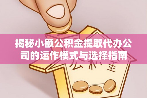 云龙揭秘小额公积金提取代办公司的运作模式与选择指南