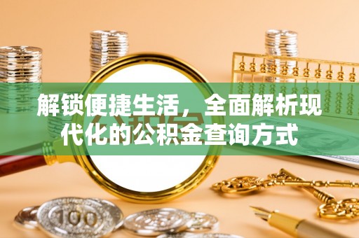 云龙解锁便捷生活，全面解析现代化的公积金查询方式