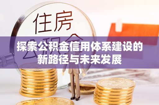 云龙探索公积金信用体系建设的新路径与未来发展