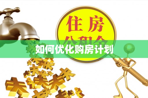 云龙如何优化购房计划