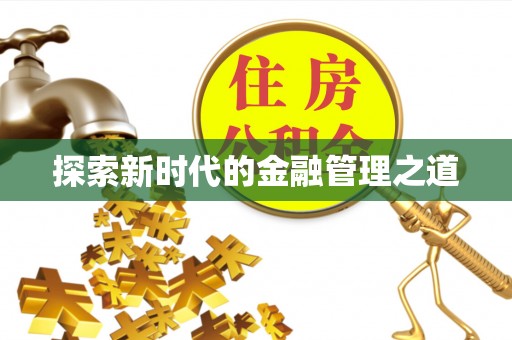 云龙探索新时代的金融管理之道