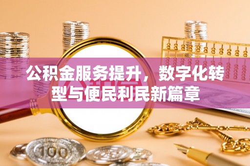 云龙公积金服务提升，数字化转型与便民利民新篇章