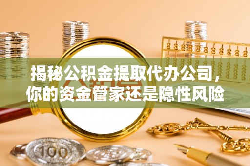 云龙揭秘公积金提取代办公司，你的资金管家还是隐性风险？