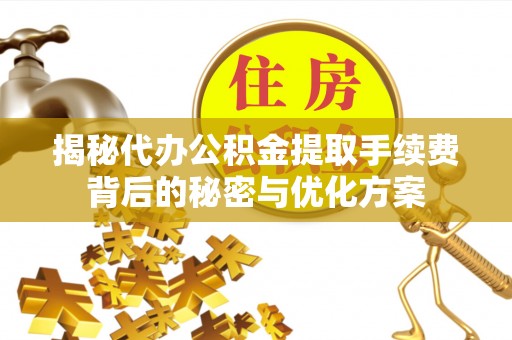 云龙揭秘代办公积金提取手续费背后的秘密与优化方案