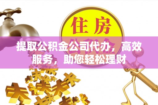 云龙提取公积金公司代办，高效服务，助您轻松理财