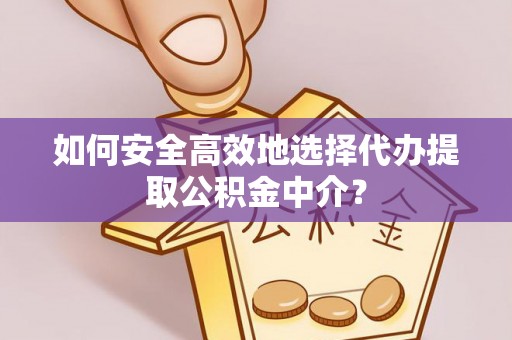 云龙如何安全高效地选择代办提取公积金中介？