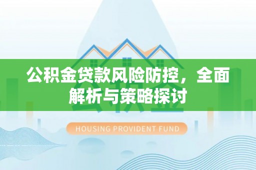 云龙公积金贷款风险防控，全面解析与策略探讨