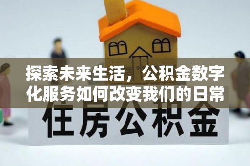 云龙探索未来生活，公积金数字化服务如何改变我们的日常