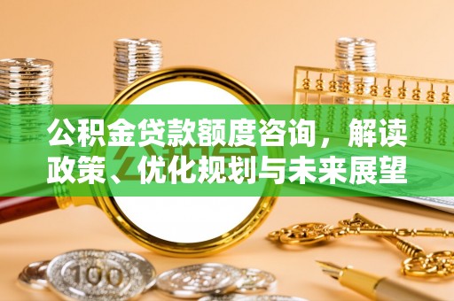 云龙公积金贷款额度咨询，解读政策、优化规划与未来展望