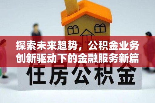 云龙探索未来趋势，公积金业务创新驱动下的金融服务新篇章