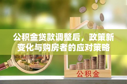 云龙公积金贷款调整后，政策新变化与购房者的应对策略