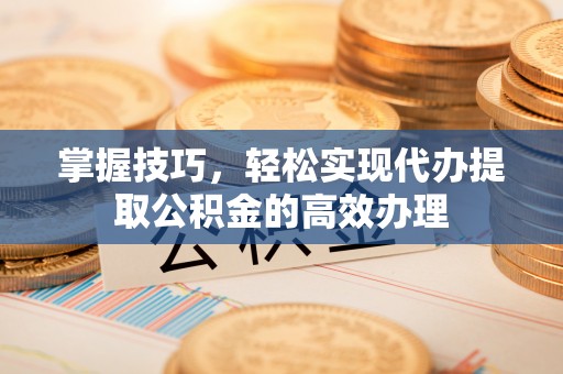 云龙掌握技巧，轻松实现代办提取公积金的高效办理
