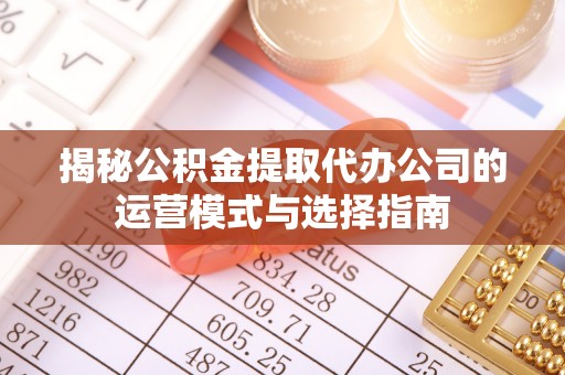 云龙揭秘公积金提取代办公司的运营模式与选择指南