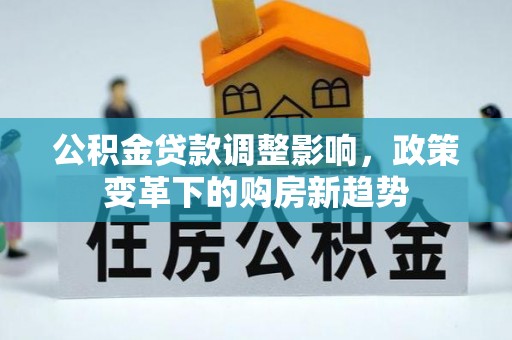 云龙公积金贷款调整影响，政策变革下的购房新趋势