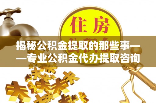 云龙揭秘公积金提取的那些事——专业公积金代办提取咨询服务指南