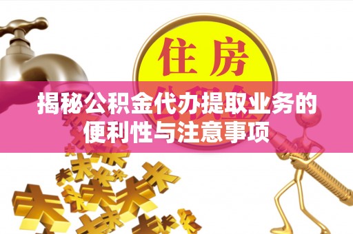 云龙揭秘公积金代办提取业务的便利性与注意事项