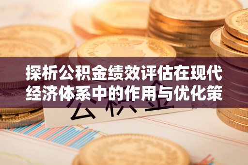 云龙探析公积金绩效评估在现代经济体系中的作用与优化策略