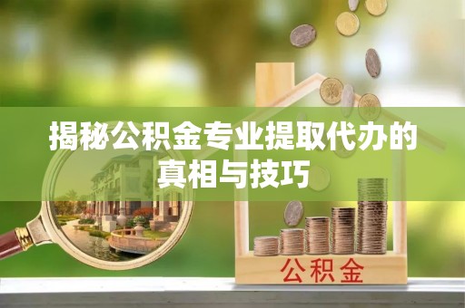 云龙揭秘公积金专业提取代办的真相与技巧