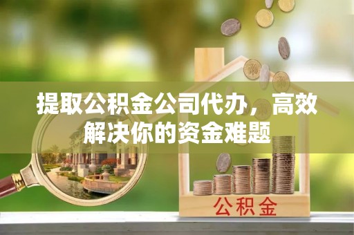 云龙提取公积金公司代办，高效解决你的资金难题